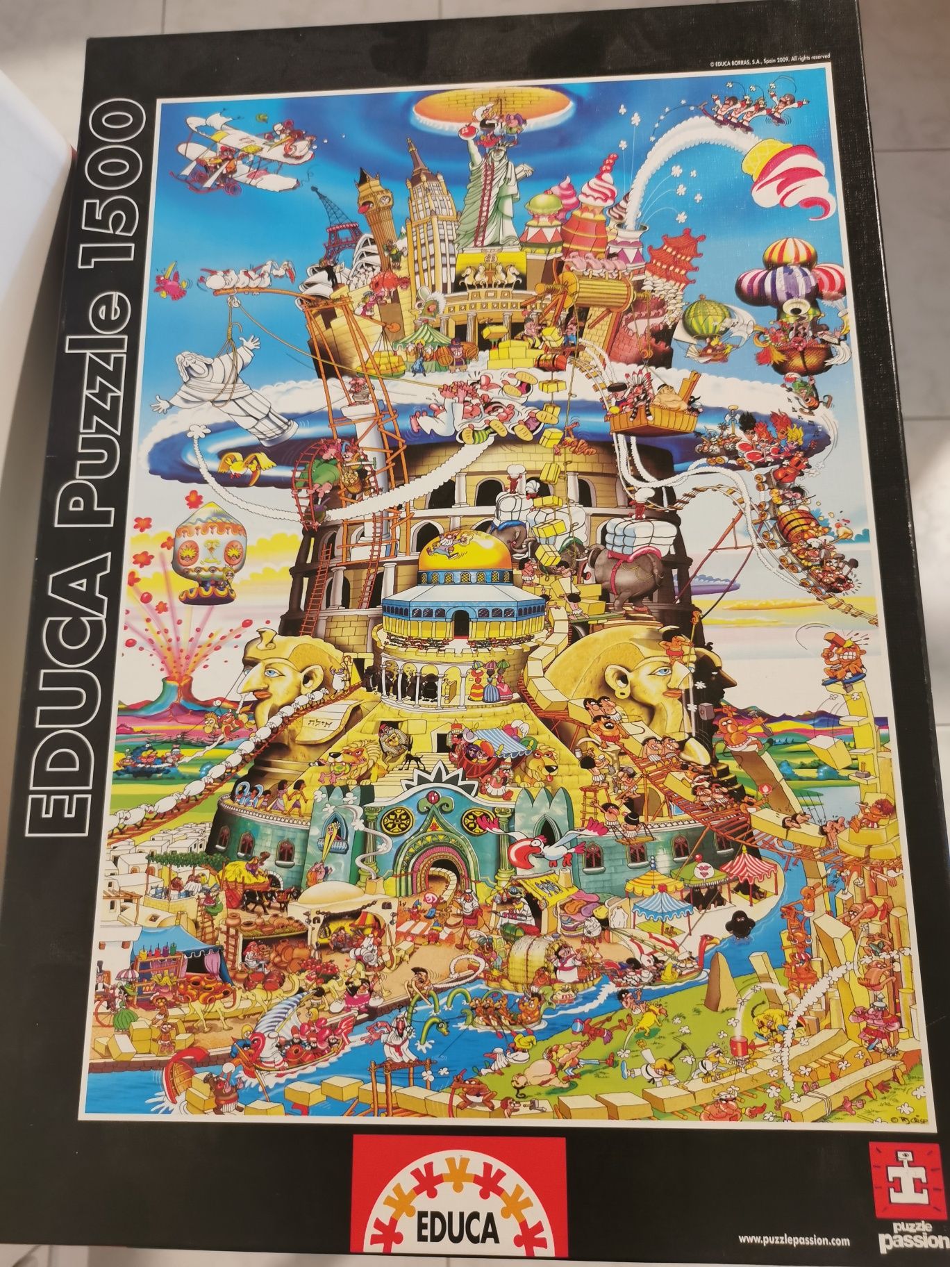 Puzzles de 1000/9000 peças