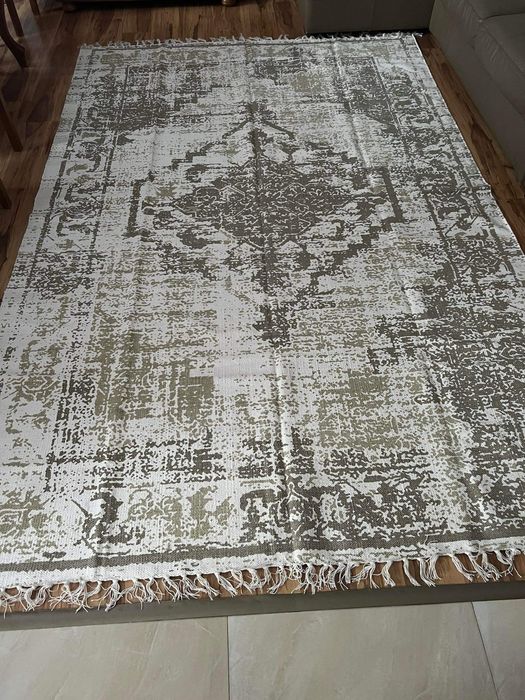 Ponadczasowy bewełniany dywan Jasmine  200x300 ręcznie tkany