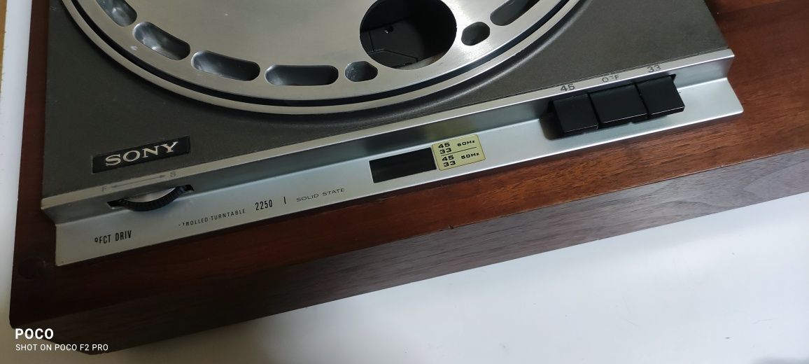 Sony PS 2250 Gira Discos Vintage Raro