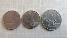 Moneta 100 zł - 1990 r , 20 zł - 1990 r , 10 zł - 1988 r. Komplet
