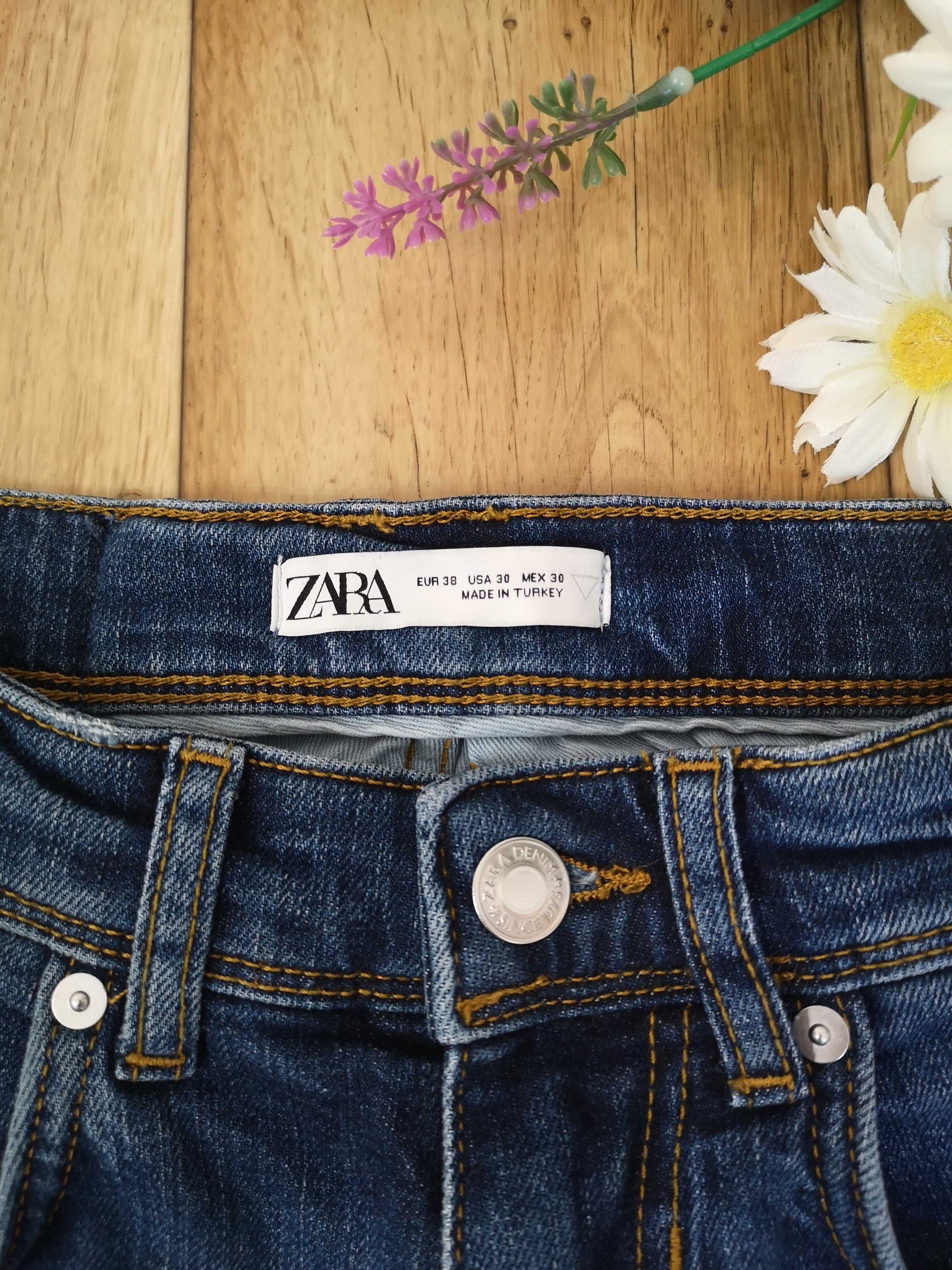 Jeansy męskie młodzieżowe slim fit Zara r.38 (S/M)