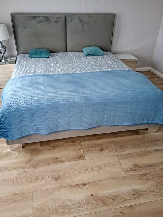 Narzuta eurofirany duża kapa niebieski 220 x200 bez poduszek i poszewe