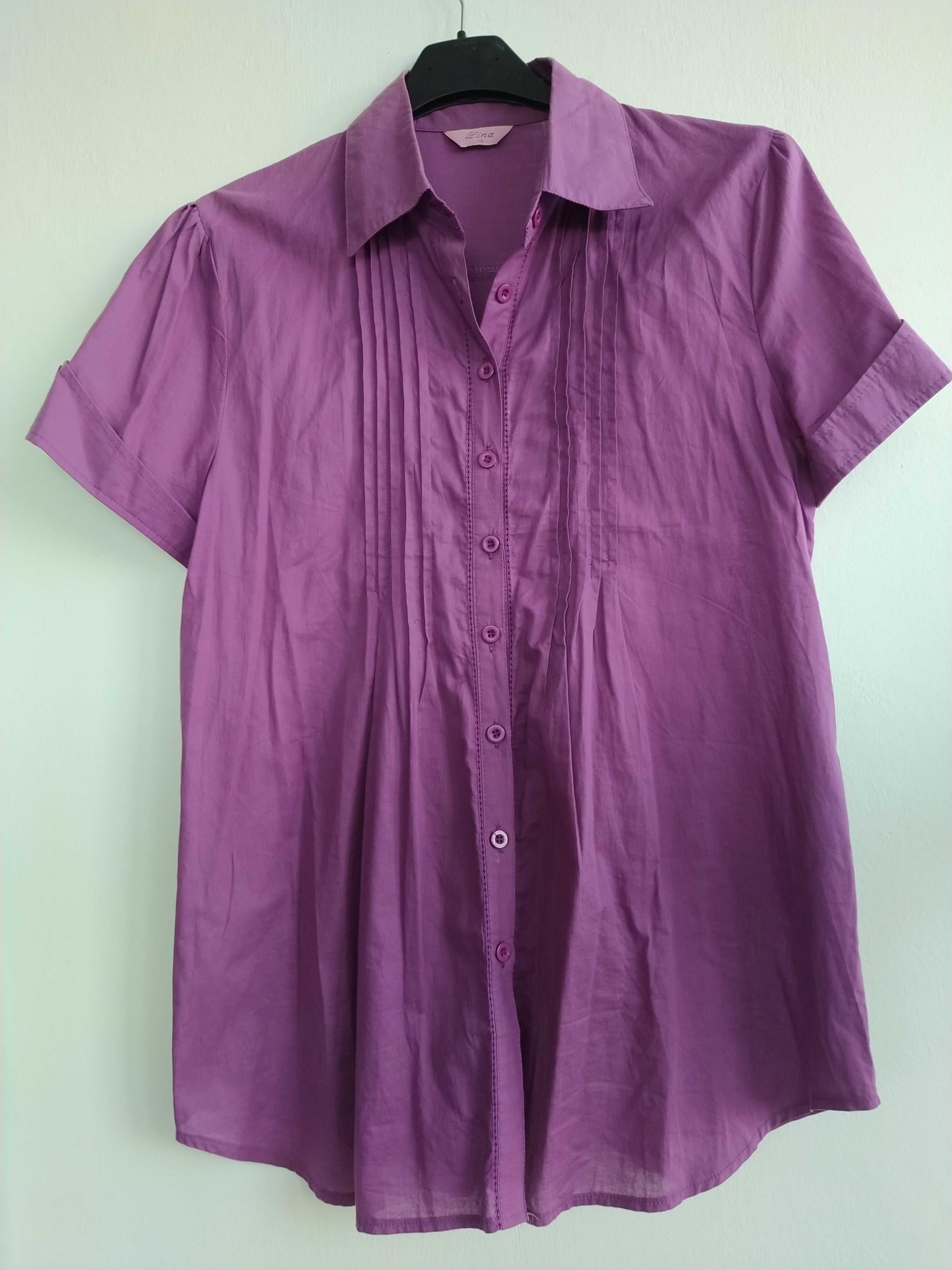 Blusa violeta, alegre e jovial - Tamanho XL / XXL