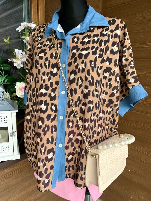 Bluzka panterka oversize (XL/XXL)