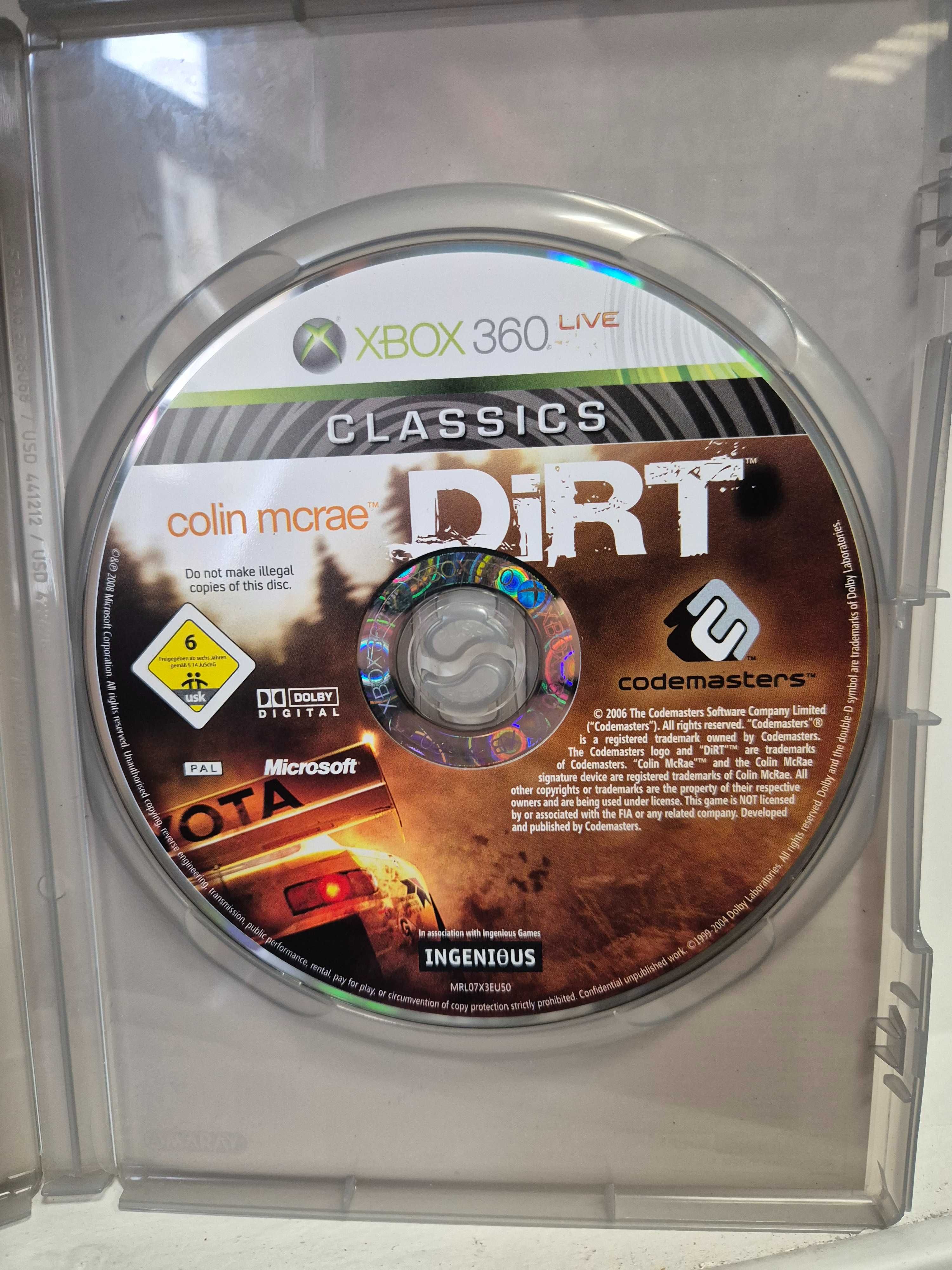 Colin McRae: DiRT Microsoft Xbox 360