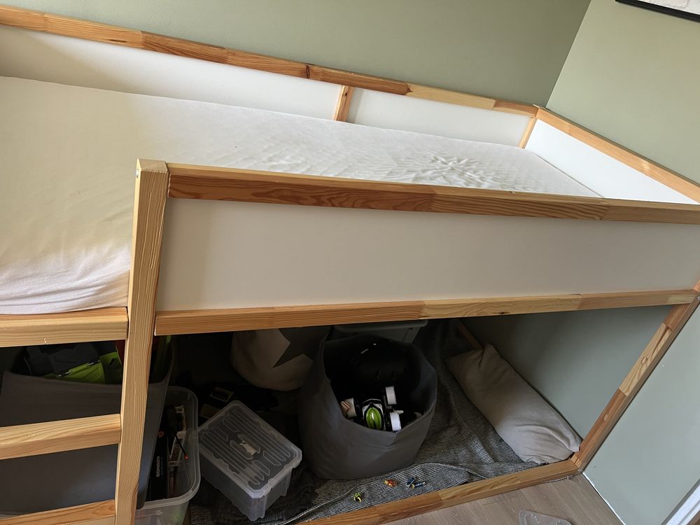 Łóżko Ikea KURA +materac