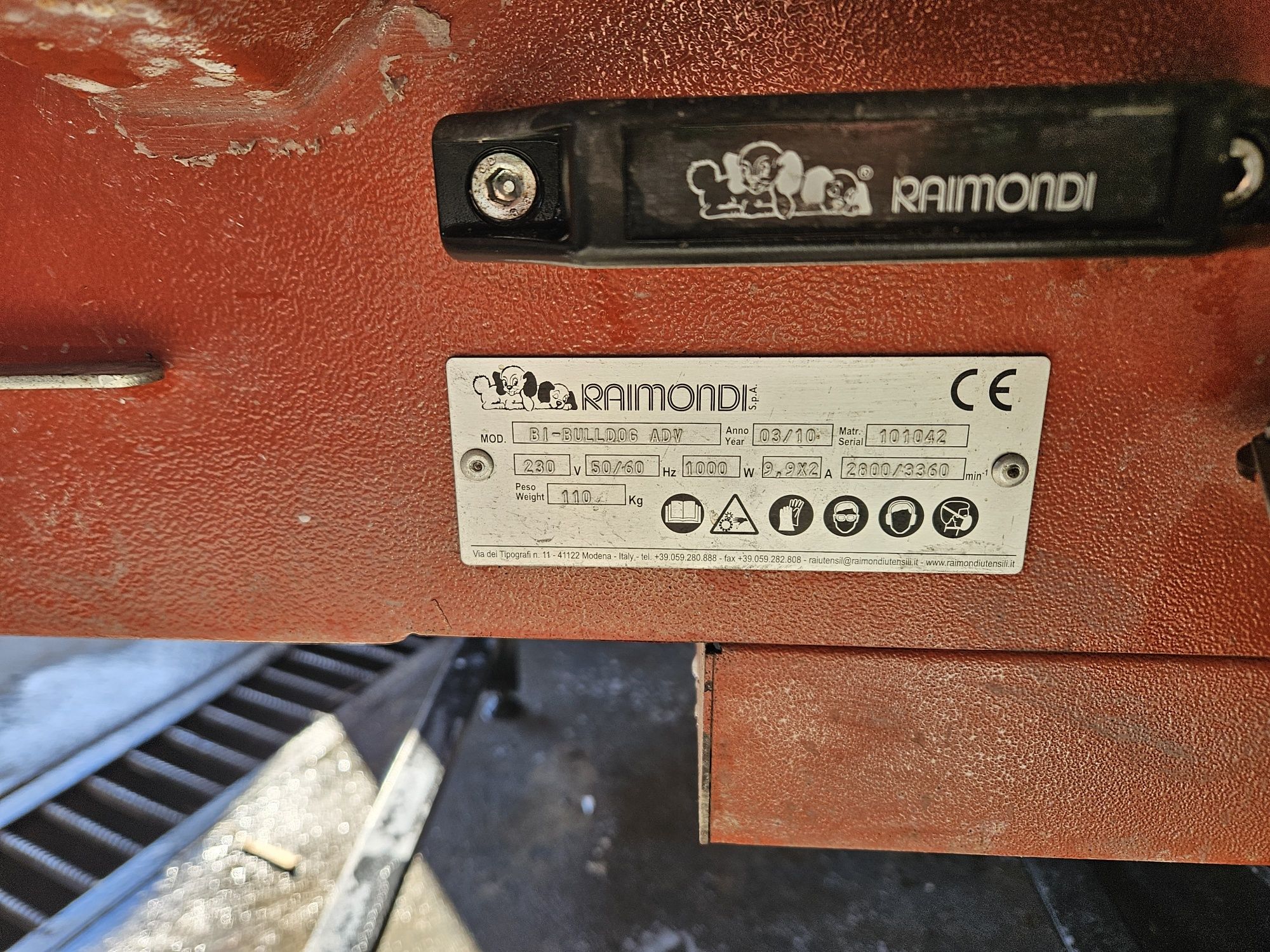 RAIMONDI BI-BULLDOG  frezarka do fazowania płytek