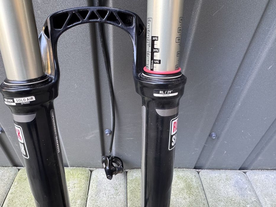 Повітряна RockShox Recon Silver TK Solo Air 29”, 100mm з кону штоком.