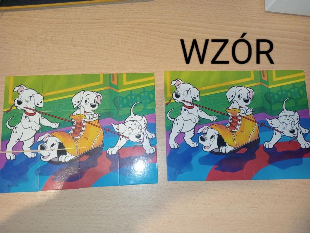 Bajkolandia gra pamięciowa dla dzieci 101 dalmatyńczyków