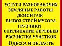 Услуги грузчиков Одесса Грузоперевозки!Вывоз мусора!Подъём материала!