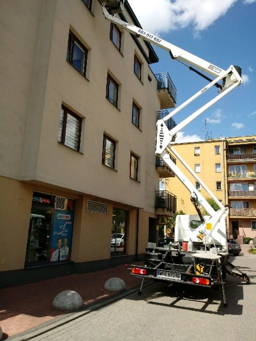 Usługi Podnośnikowe (Podnośnik Koszowy do 20metrów) Wynajem podnośnika