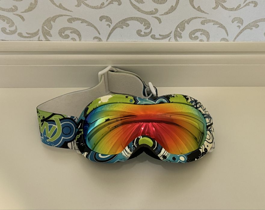 Дитяча лижна маска з полярізацією як нова з чохлом