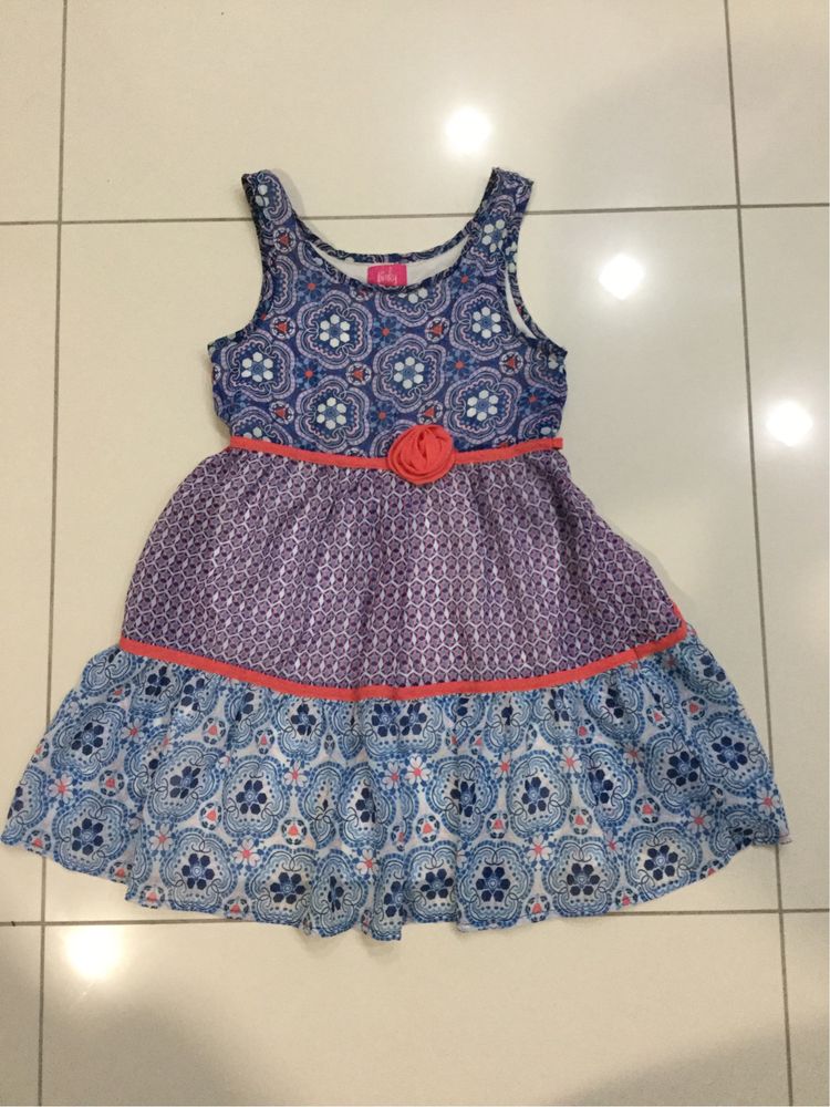 Детское летнее платье на девочку 6-7 лет 116-122 рост