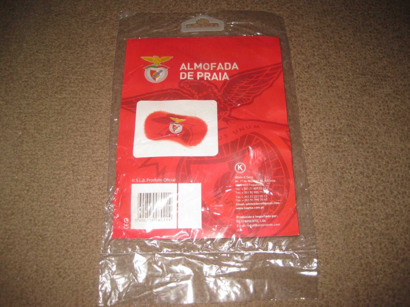 Almofada de Praia Insuflável do S.L.Benfica/Nova e Embalada!