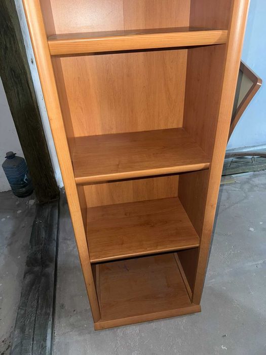 Regał wąski wysoki – kolor olcha, 6 półek