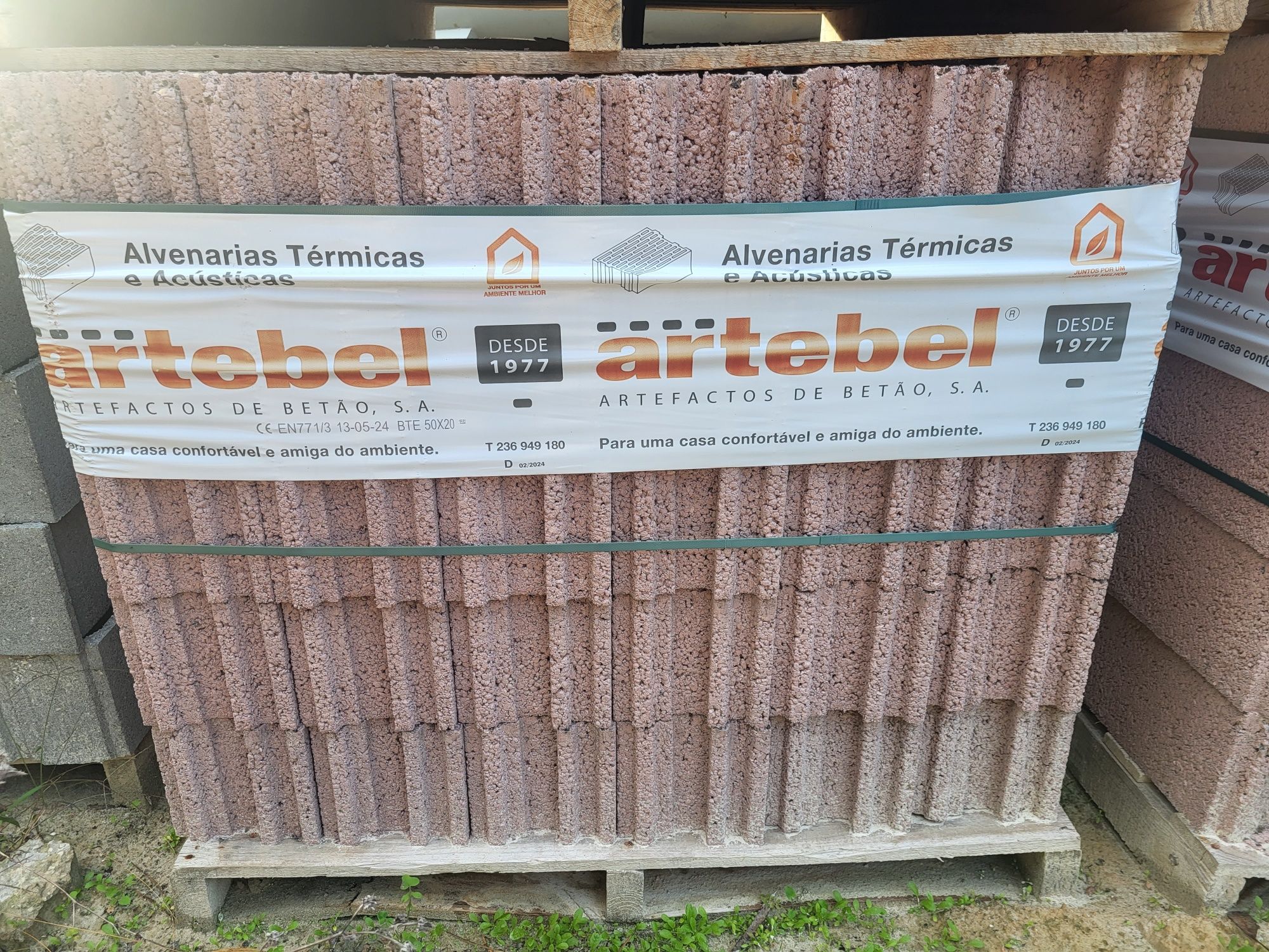 Palete Blocos termicos Artebel