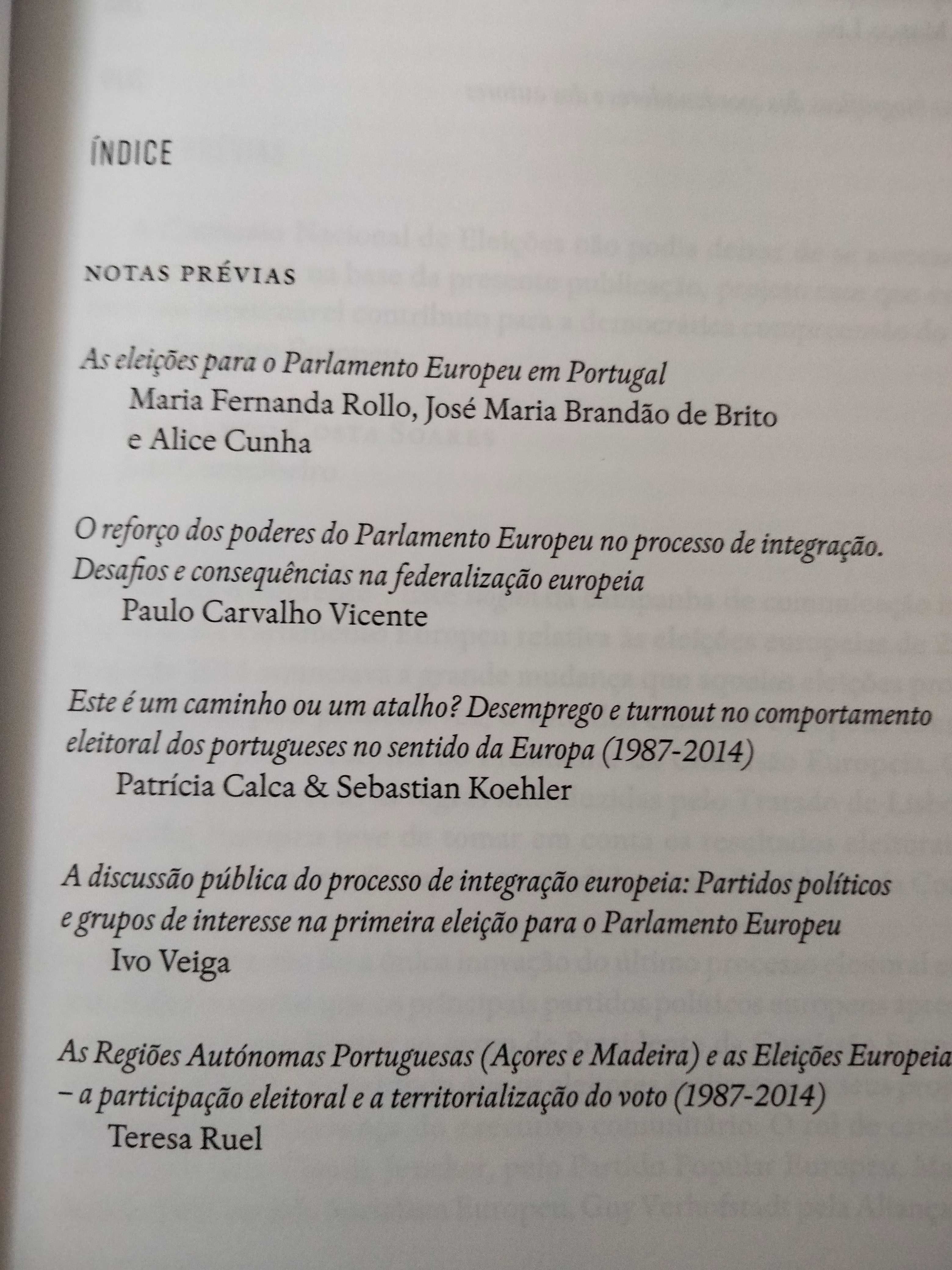 As Eleições Para o Parlamento Europeu em Portugal - Mª. Fernanda Rollo