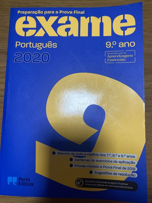 Livro Exame 9 Português