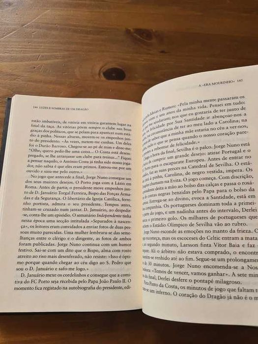 Livro Pinto da Costa Luzes e Sombras Dragão Futebol Clube do Porto FCP