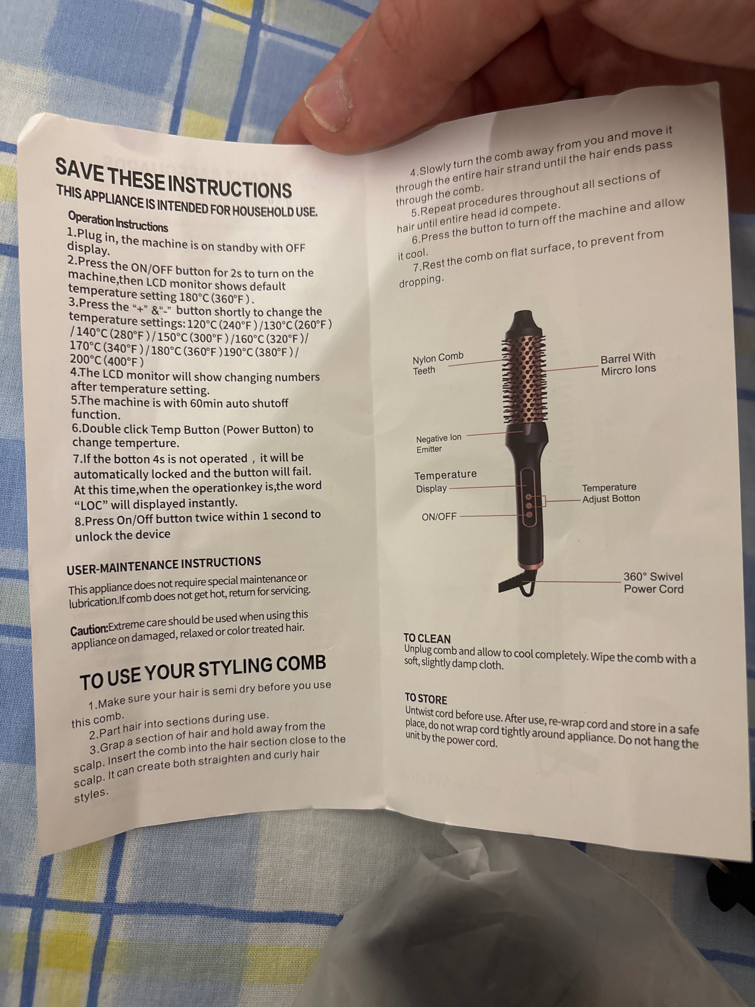 Hair Styling Comb