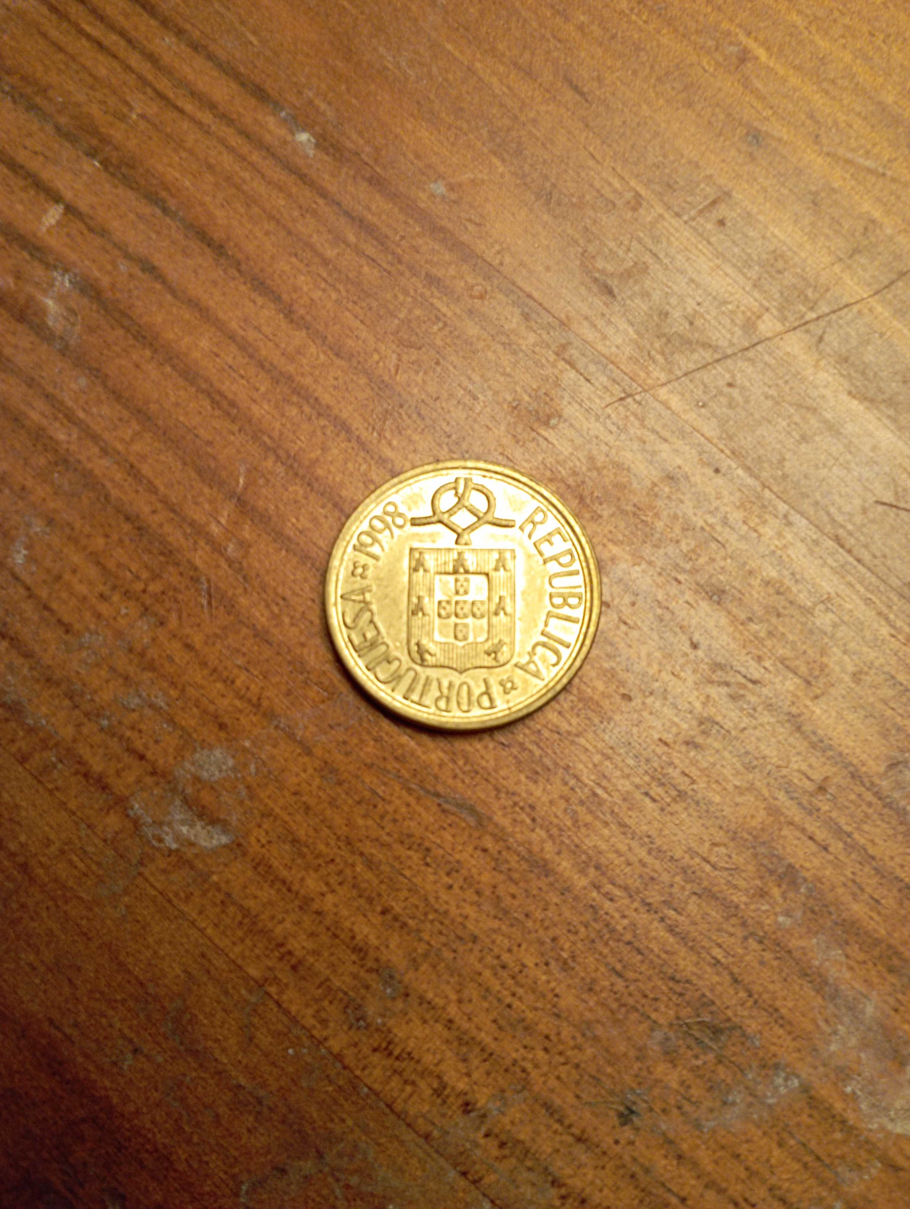 Moedas 5 Escudos Portugal anos 1996 a 1999