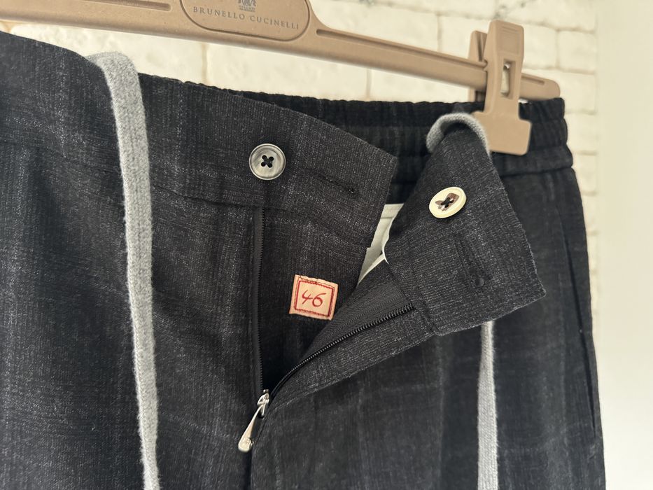 Брюки з вовни Marco Pescarolo