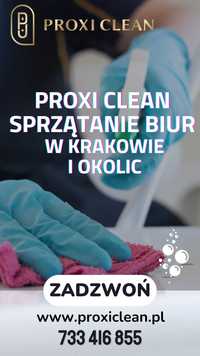 Proxi Clean. Usługi sprzątania firm i obiektów. Kraków i okolice.