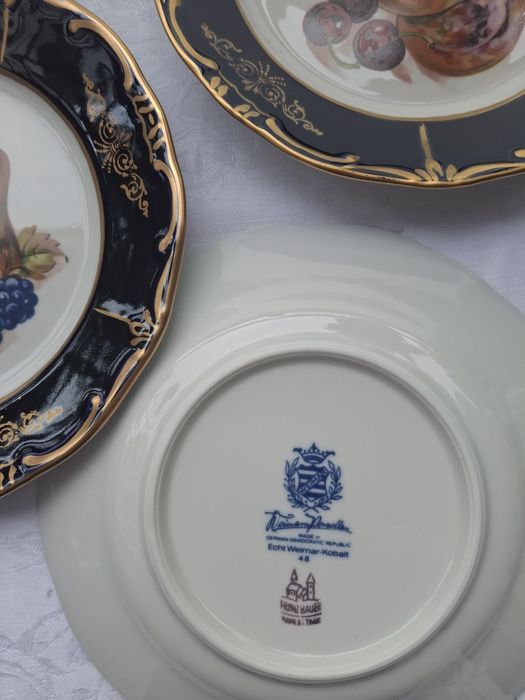 Тарілки Weimar кобальт