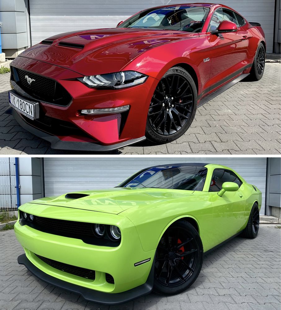 Wynajem Mercedes A45s Camaro M2 Challenger Mustang RS3