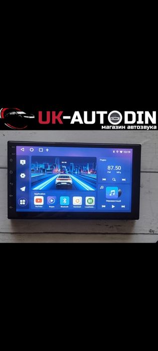 Магнітола 2din android12 4/64 гб Carplay, Android Auto