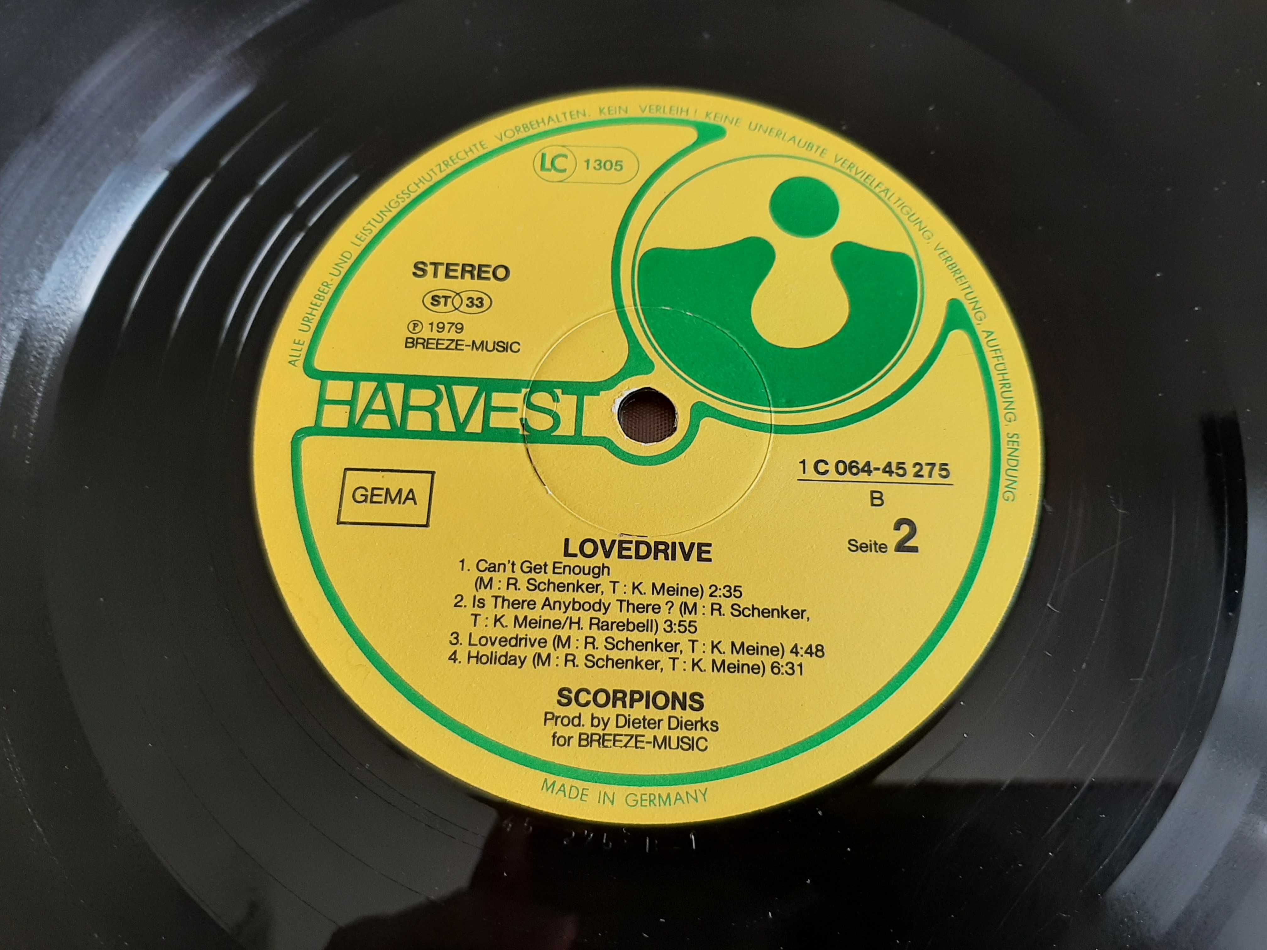 Scorpions - Lovedrive - Germany - Vinil LP