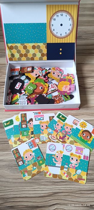 Drewniane klocki magnetyczne