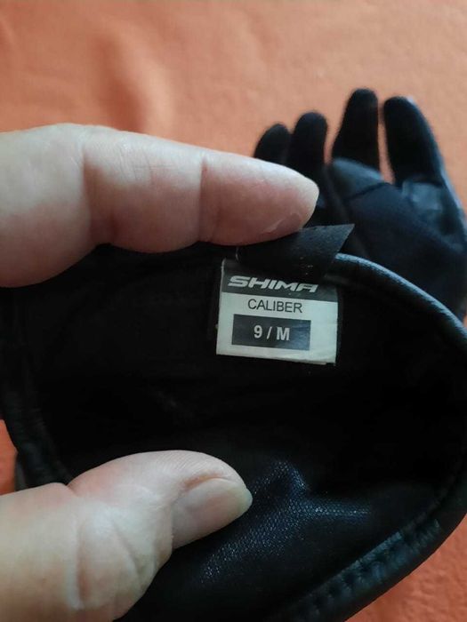 Мотоперчатки шкіряні Shima Caliber Black розмір L