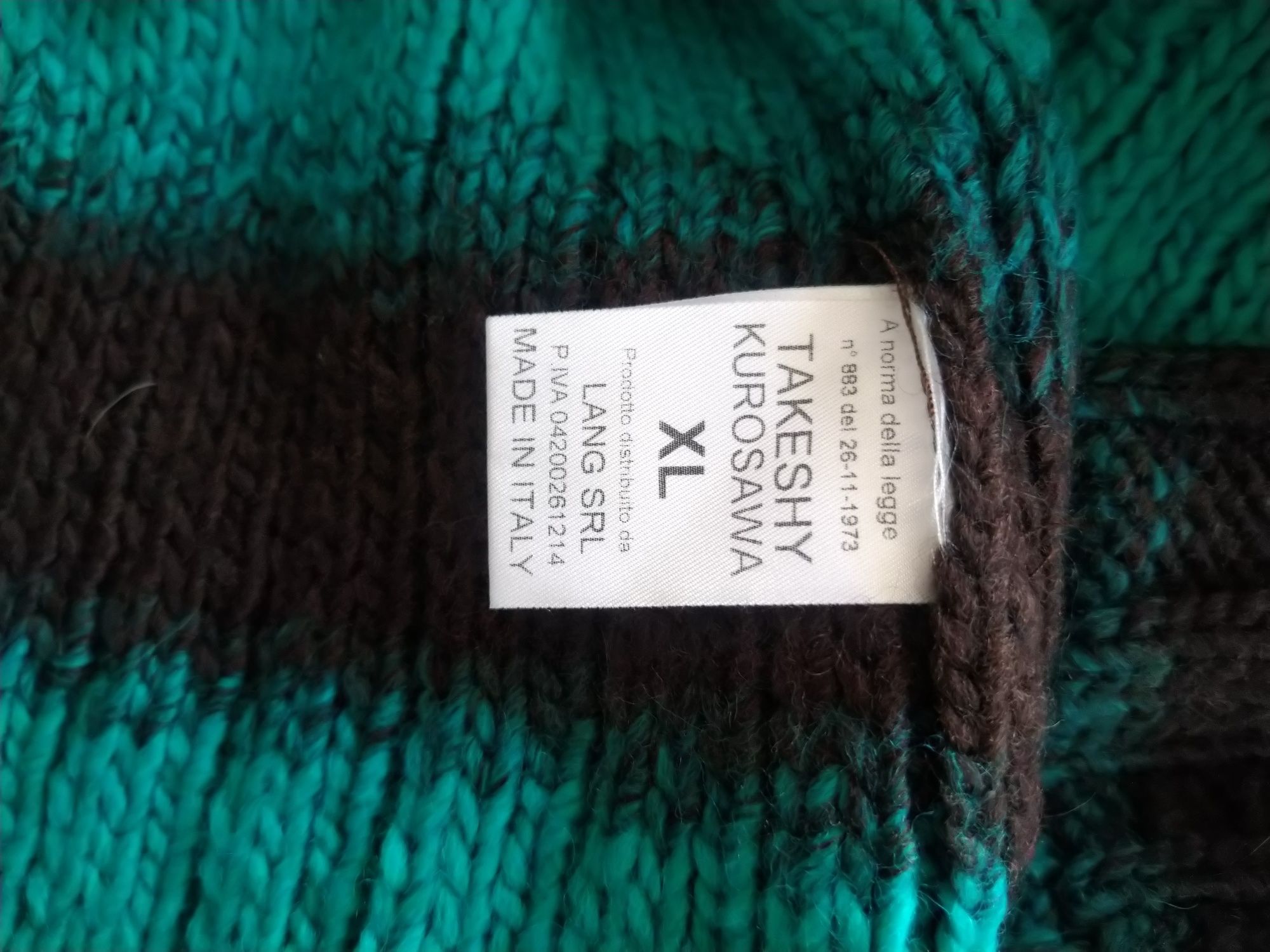 Cardigan unissexo tamanho XL