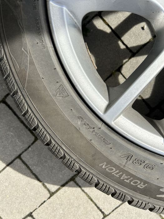 Felgi alu 17” + zimówki 215/55 R17 PILNE