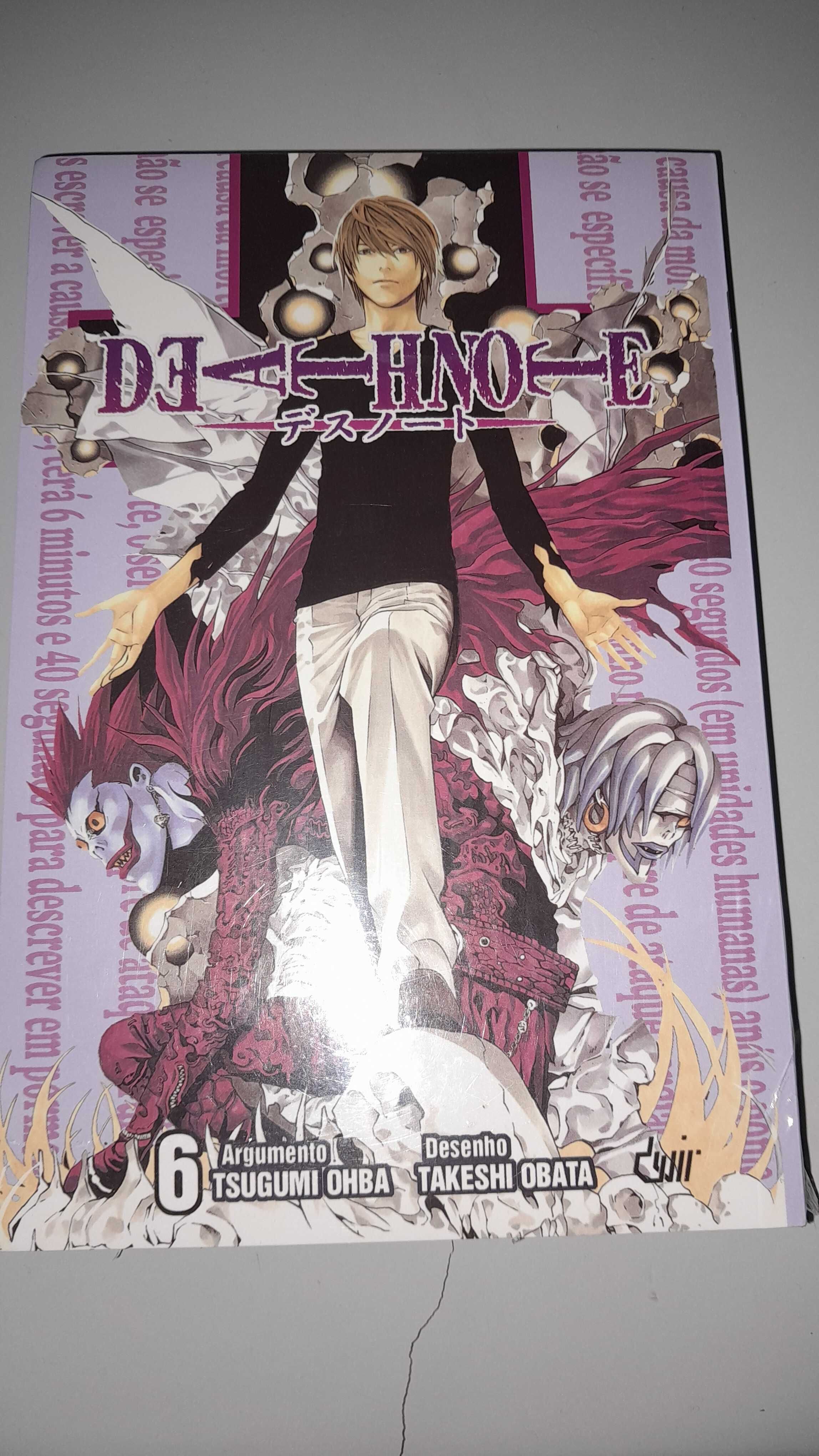 Death Note 1 edição volumes 2, 4, 6 e 7