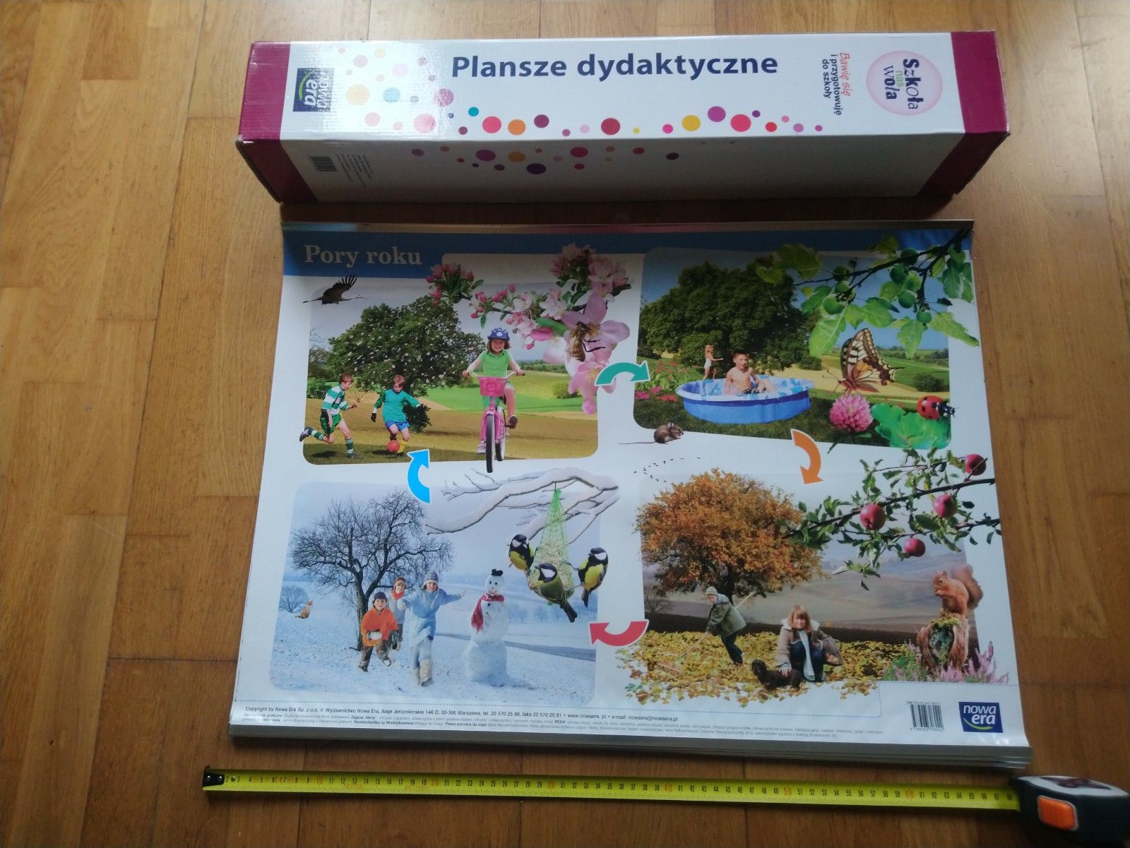Duże plansze dydaktyczne do zerówki Nowa Era