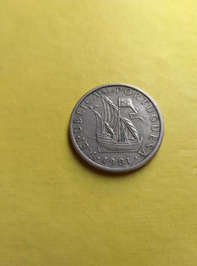 Cinco escudos (5$00) Cupro-Níquel 1981