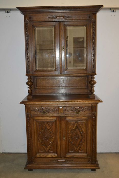 kredens eklektyczny .1910 . dąb