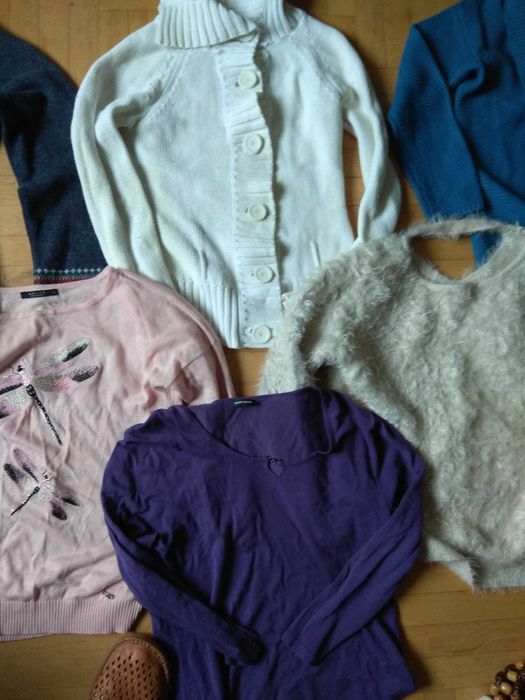 Zestaw 11 swetrów damskich mohito big star monnari S M Okazja sweter