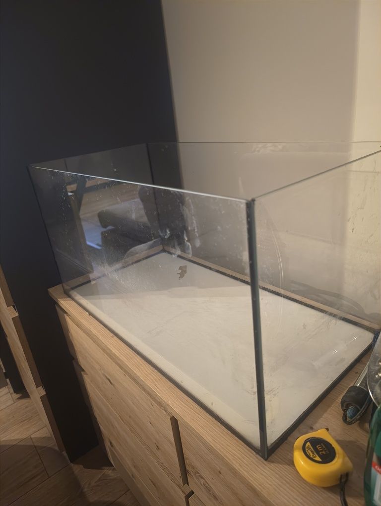 Duże otwarte Akwarium 60 x 30 x30 dla rybek żółwia