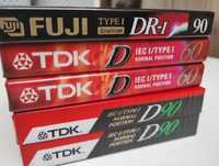 Kasety magnetofonowe nowe folia pakiet TDK Fuji
