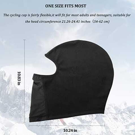 Теплая флисовая балаклава ROCKBROS LF8010 зимняя подшлемник лыжная