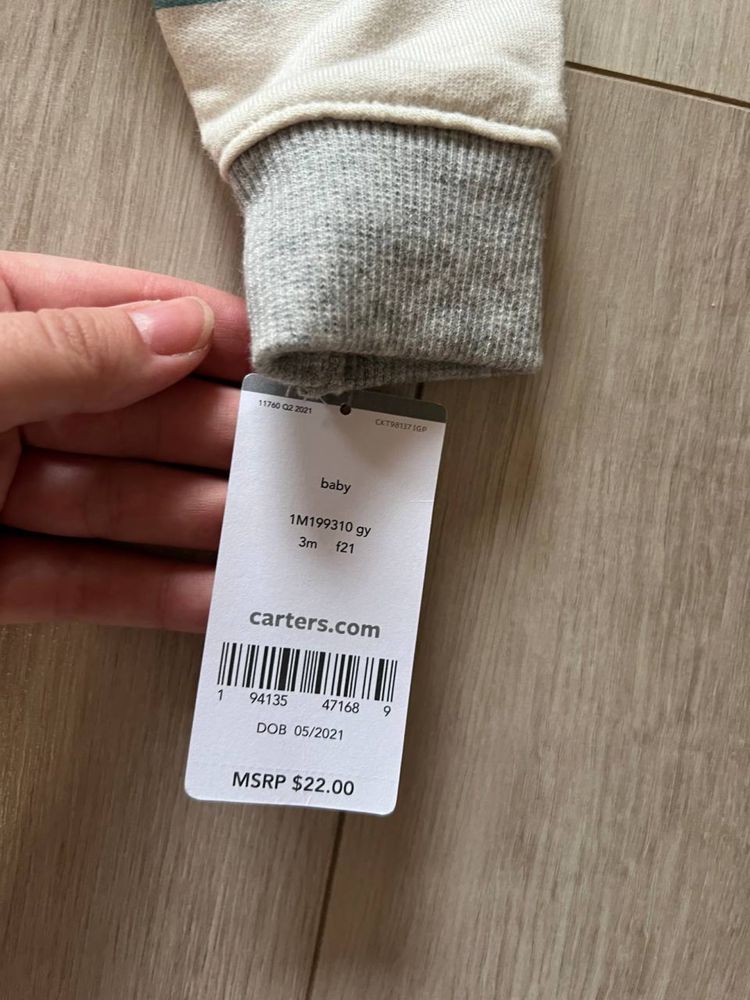 Ромпер,боди carters (zara,hm)