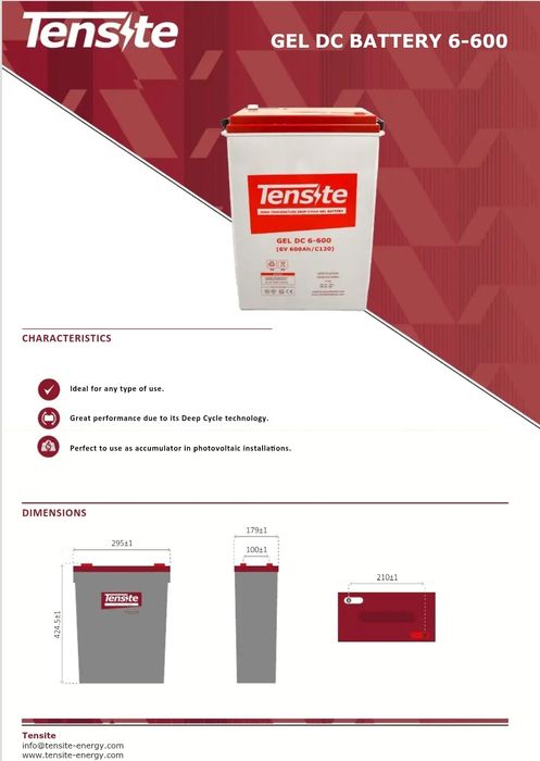 2 Baterias 6V 600Ah ( Banco 12V 600Ah)