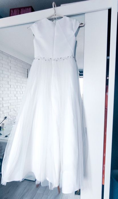 Sukienka komunijna 125 x 34 dla wysokiej i szczupłej