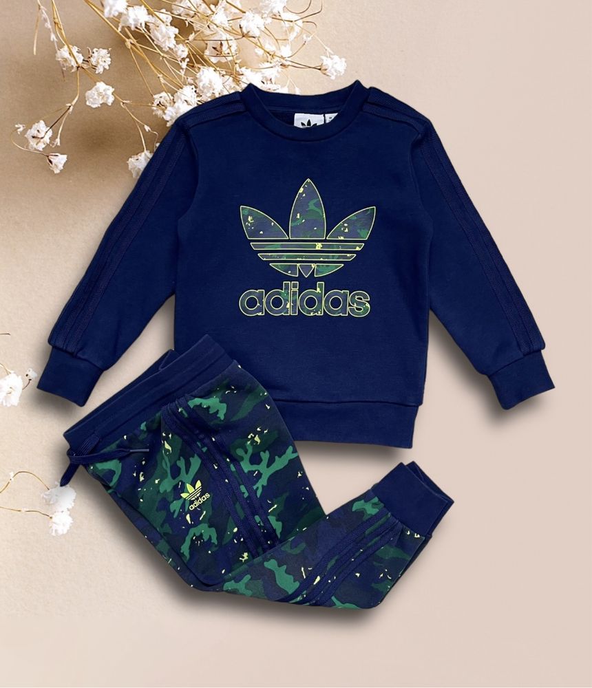 Крутезний спортивний костюм (штани+світшот) Adidas на хлопчика 2/3 р