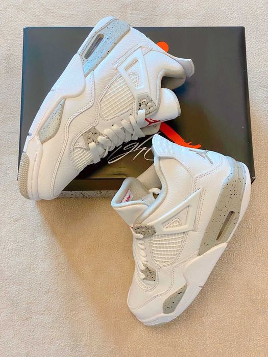 Buty-Trampk-Jordan 4 Retro White Oreo Roz.38