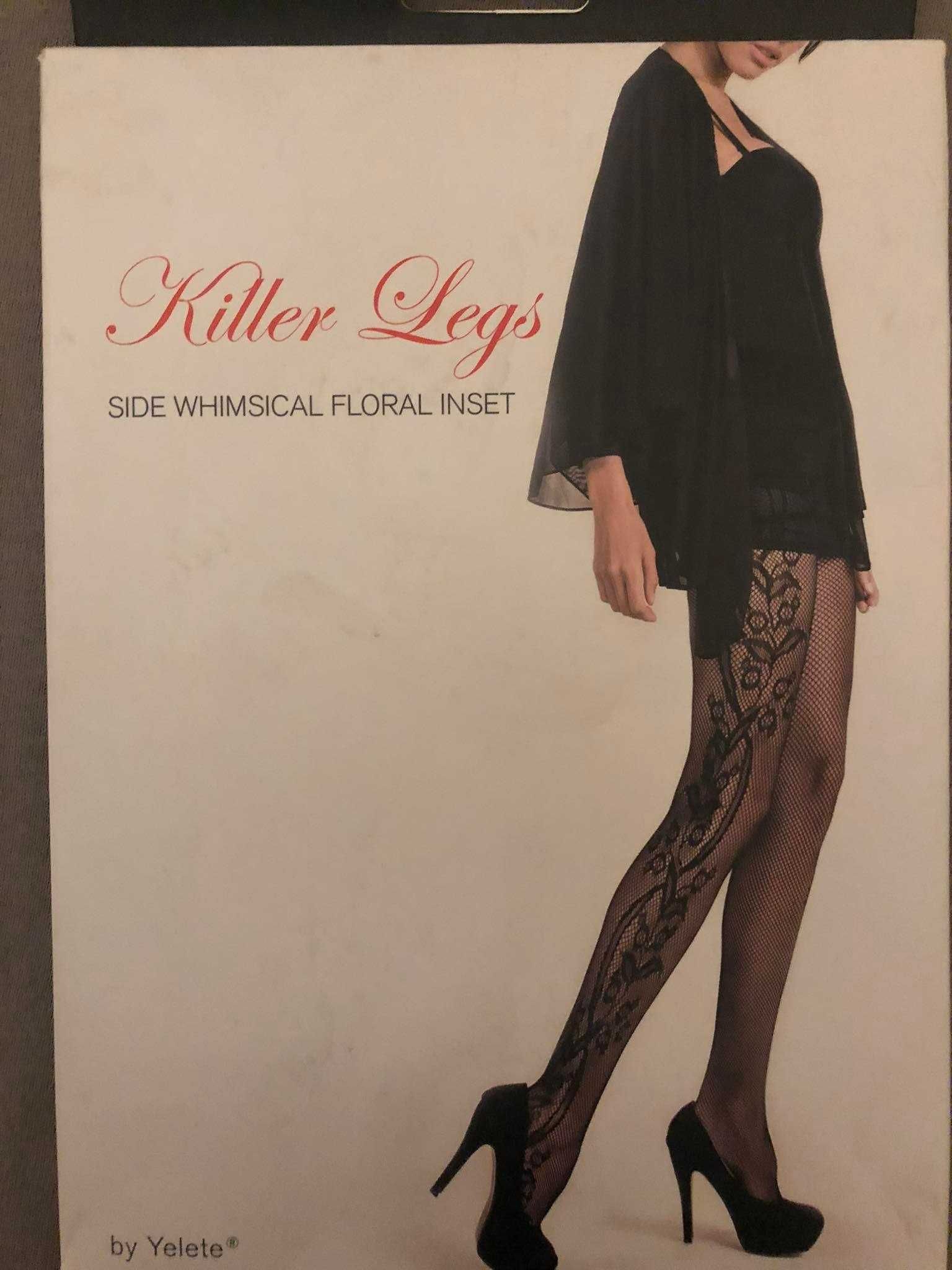 Yelete Killer Legs damskie rajstopy kabaretki marki premium