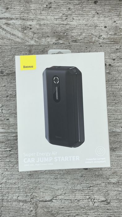 Автомобільний пусковий пристрій Базеус Jump Starter 10000 mAh